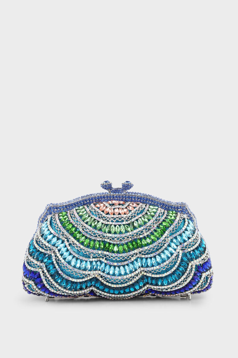 Wedding Clutch B20723-Blue