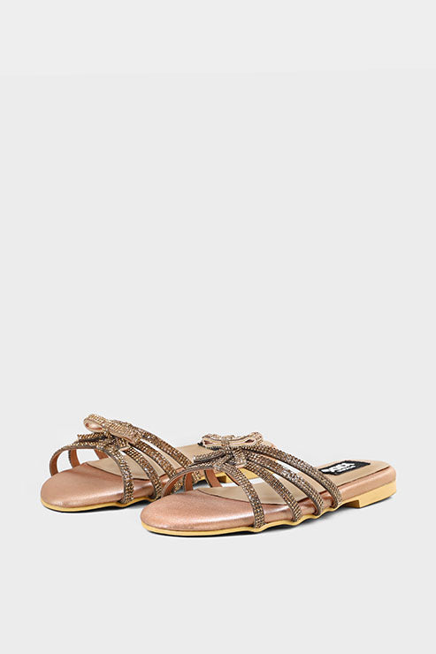 Girls Formal Slip On GF0003-Rose Gold