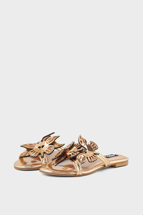 Girls Formal Slip On GF0001-Rose Gold